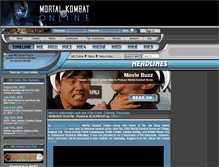Tablet Screenshot of mortalkombatonline.com